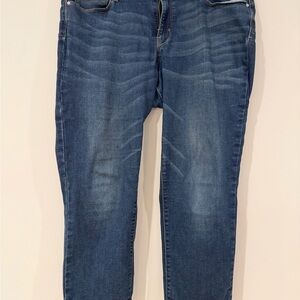 Levi’s Slim Cuffed Mid Wash Blue Women's Jeans